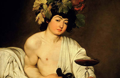 Galleria degli Uffizi di Firenze - Il Bacco Adolescente di Caravaggio