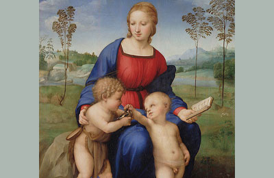 Galleria degli Uffizi di Firenze - La Madonna del Cardellino di Raffaello